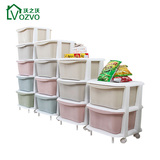 韩式 简易三层抽屉式收纳柜 塑料抽屉柜 儿童卧室储物柜 整理柜子