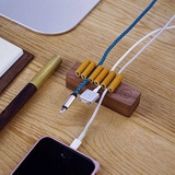 桌面固线器USB手机充电线束线器理线器数据线电源线收纳整理器