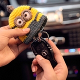 创意手工针织汽车钥匙包车用适用于宝马奔驰奥迪大众mini别克现代