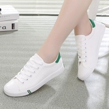 2016新款白色帆布鞋女春夏韩版经典低帮板鞋休闲鞋学生透气布鞋潮