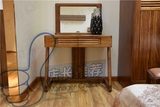 乌金木现代中式原木梳妆台全实木卧室储物妆凳婚房家具化妆桌椅
