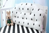 【爱予】定做：新款INS黑白系婴儿床专用：面包床头靠床靠3色入