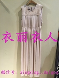 INSUN恩裳专柜正品代购 气质粉色收腰连衣裙93305290/9-3290元