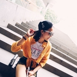 韩国夏季新款纯色宽松中长款褶皱棉麻长袖防晒空调衬衫 女 开衫