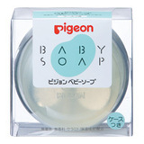 日本贝亲婴儿洗衣洗澡洗手透明皂婴儿皂90G(带皂盒）满六28省包邮