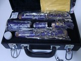 皇冠降B调紫色单簧管黑管乐器 赠哨片手托套手修笛头电子基础教程