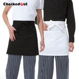新款韩剪毛绒时尚长袖工作服成人厨房围裙罩衣护衣罩衣男女罩褂