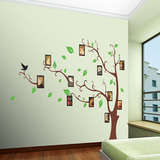 照片树可移除墙面装饰背景贴纸儿童房客厅书房卧室墙壁自粘墙贴画