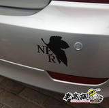 动漫卡通 EVA  高达 机动战士 枫叶 NERV 汽车贴反光 车贴 B2978