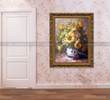 大芬村纯手绘油画印象花卉18家居客厅餐厅卧室书房装饰画无框画