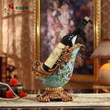 欧式红酒架 家用客厅摆件玄关酒柜创意简约酒瓶架展示架工艺品