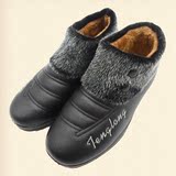 冬季新款老北京布鞋女款保暖棉鞋加绒防寒雪地靴平跟套筒妈妈鞋子