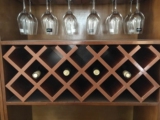 新款酒架酒格子红酒格壁挂菱形格酒柜红酒架实木葡萄酒架支持定制