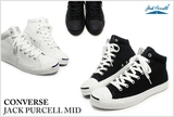日本代购 Converse/匡威 JACK PURCELL MID低中帮开口笑5色帆布鞋