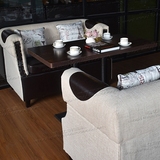 创意咖啡厅沙发西餐厅卡座奶茶店咖啡厅桌椅卡座沙发组合搭配套餐
