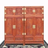 红木柜子衣柜储物柜顶箱柜自由组合   缅甸花梨木实木中式柜子