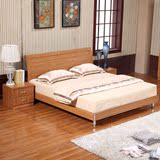 板式床 1.5米 经济型 双人木质床1.8m 现代简约 出租房卧室家具
