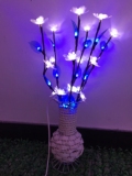 LED花瓶灯 客厅装饰灯 卧室灯台灯 圣诞彩灯 时尚创意婚庆节日灯