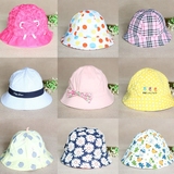 婴儿遮阳帽0-1-2岁夏女童蕾丝公主盆帽春秋渔夫遮阳宝宝太阳帽子