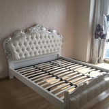 欧式床双人床实木床公主床法式床新古典床高箱床白色卧室简约现代