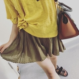 【西子铺】韩国进口 品质款时尚拉风巨显瘦阔腿裙裤 四色 现货