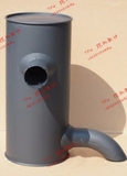 挖掘机配件批发 小松PC200-6/6D102消声器 消音器 带排气管 烟筒