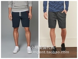 美国代购abercrombie fitch af 夏季新款男士休闲运动短裤短卫裤