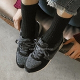 韩国正品女鞋代购2015冬韩版街头毛毛加绒保暖低帮休闲运动鞋棉鞋