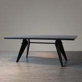 特价Jean Prouve Table简约实用餐厅8人用橡木长方形会议桌大餐桌