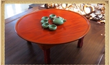 韩国餐桌 朝鲜族饭桌 折叠炕桌圆桌 木质榻榻米折叠桌60cm 75cm