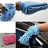 擦车手套洗车手套双面雪尼尔汽车用清洁用品珊瑚虫毛绒单面手套