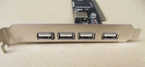 电脑零配件 PCI USB2.0卡 PCI转USB 台式机USB转接卡 USB扩展卡