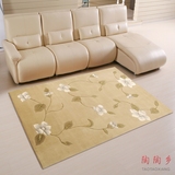 陶陶乡 纯手工剪花羊毛地毯 茶几沙发客厅地毯欧式地毯 2*3ttx036