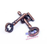 精品合金钥匙锁 魔金 键 KEY 成人益智拆装玩具 古铜 复古钥匙
