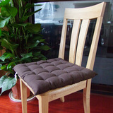 帆布扎针方形坐垫餐椅垫胖子垫馒头垫-糖果纯色 大红米白咖啡色