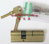 正品步阳防盗门锁芯 单排量子锁心 月牙钥匙 73 98 88mm
