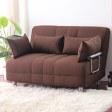 时尚折叠休闲布艺沙发长1,1.2.1.5米 客厅单人双人沙发床日式沙发