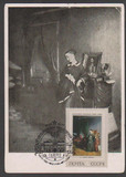 【奥托玛邮票】苏联极限片1973年 费多托夫名画《寡妇》 SP4230