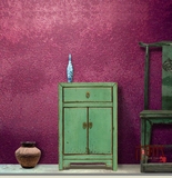 木时代彩色沙发边柜小玄关仿古做旧亮面复古装饰柜新中式床头柜