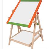 喜贝贝儿童画板小黑板白板 支架式宝宝画架 双面磁性写字板  桔绿