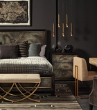 MrsCASA㊣进口家具高端品牌美式现代休闲 实木床 双人床