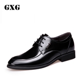GXG男鞋代购春夏新款英伦绅士商务正装皮鞋真皮牛皮都市时尚婚鞋