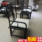 新中式实木太师现代中式休闲茶桌椅酒店会所大厅堂洽谈椅装饰椅子