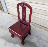 实木小餐椅 儿童椅红木 实木靠背椅 矮凳坐墩茶几凳官帽椅虎脚椅