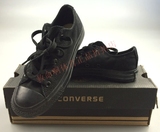 Converse匡威专柜正品男女款经典全黑色低帮帆布休闲鞋板鞋1Z635