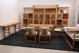 茶桌椅组合实木客厅特价榆木免漆简约茶艺桌现代中式功夫茶台家具