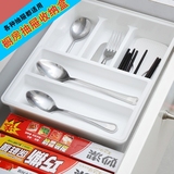 韩国进口抽屉收纳盒厨房餐具整理盒筷子盒橱柜置物盒抽屉式储物盒