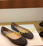 热风 专柜正品代购 水钻平跟舒适单鞋女鞋H01W6118