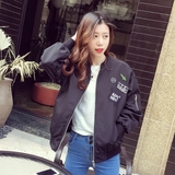 2016春季新款韩版学生短款棒球服女夹克上衣休闲BF风薄款春秋外套