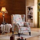 老虎椅 美式沙发 单位沙发卧室书房沙发 高背椅沙发美式单人沙发